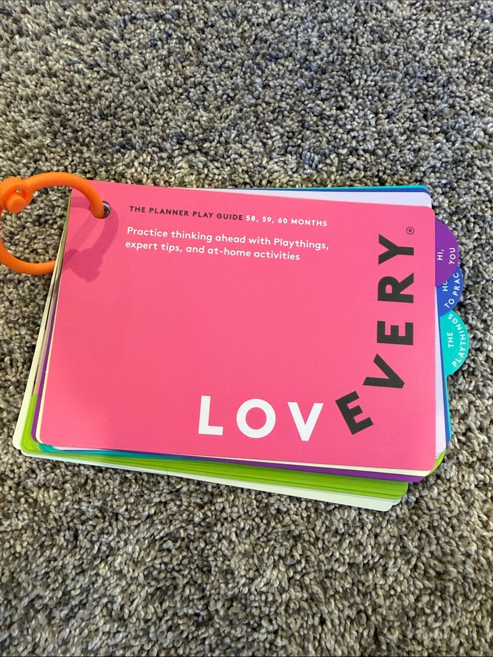 Lovevery The Planner Playguide for Age 4